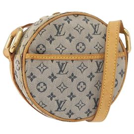 LOUIS VUITTON Borsa a Spalla Monogram Mini Jeanne PM Blue M92001 LV Auth fm5343