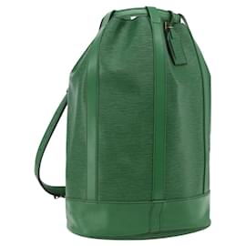 Borsa a Spalla LOUIS VUITTON Epi Randonnee GM Verde M43084 LV Auth 177520 - Louis Vuitton