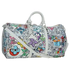 LOUIS VUITTON Monogram Comics Keepall Bandouliere 50 Borsa M21863 Auth 177344SAM