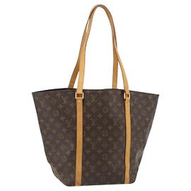 LOUIS VUITTON Monogram Sac Shopping Tote Bag M51108 LV Auth 178138