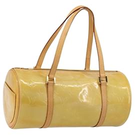 LOUIS VUITTON Borsa Monogram Vernis Bedford Beige M91006 LV Auth 177020