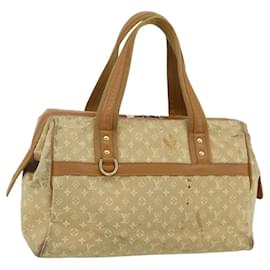 LOUIS VUITTON Monogram Mini Josephine GM Handtasche Beige M92310 LV Auth 179024