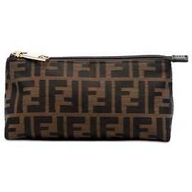 Fendi Brown Zucca Canvas Pouch