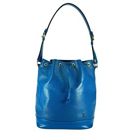 Louis Vuitton Schultertasche aus Epi-Leder in Toledo Blue