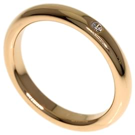 Aliança de casamento Tiffany & Co. com diamante 1P em ouro rosa 18K