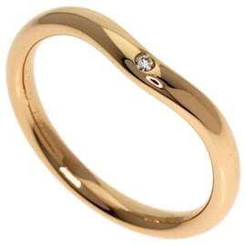 Anello Tiffany & Co. Curved Band in diamante e oro rosa 18K