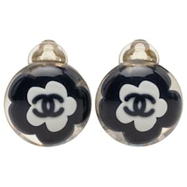 Orecchini Chanel Camellia Coco Mark