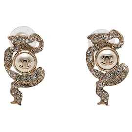 Orecchini Chanel Coco Mark Pearl Ribbon Motif