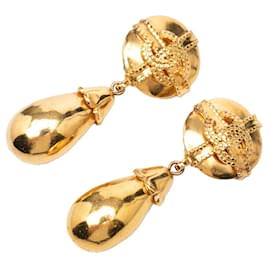 Orecchini a clip Chanel Coco Mark placcati oro