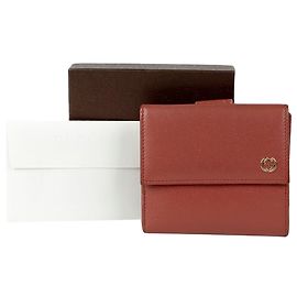 Gucci Portafoglio medio con patta intrecciata