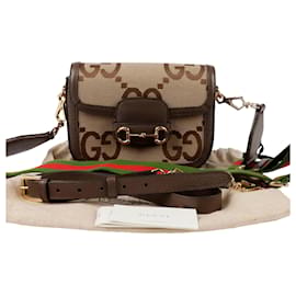 Gucci Borsa a tracolla e a spalla Horsebit Jumbo Gg Mini