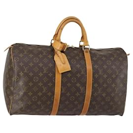 Borsa Keepall Louis Vuitton Monogram Canvas 50