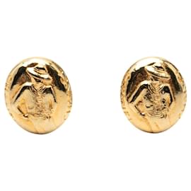 Mademoiselle Chanel Oval Clip Ohrringe