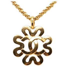 Collar con colgante de cadena con motivo trébol Chanel Coco Mark