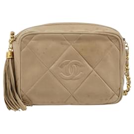Borsa Chanel Vintage Diamond CC in agnello trapuntato Large