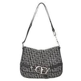 Sac bandoulière Saddle en toile et cuir - Dior