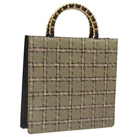 Tote Chanel Vintage Chocolate Bar in pelle
