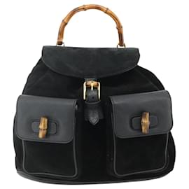 Gucci Vintage Bamboo Suede Medium