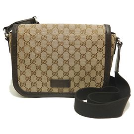 Borsa a Spalla Gucci GG Canvas & Pelle
