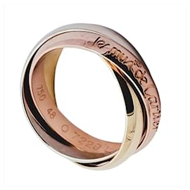 Anello Trinity di Cartier in oro tricolore