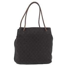 Borsa a Spalla GUCCI GG Canvas Marrone 101341 Auth 178264