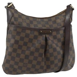 LOUIS VUITTON Bolso de hombro Damier Ebene Bloomsbury PM N42251 LV Auth 178142