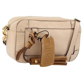 Borsa a tracolla Chloe in pelle rosa e oro Auth BA12443A - Chloé
