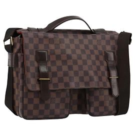 LOUIS VUITTON Borsa a tracolla Damier Ebene Broadway N42270 LV Auth 176312