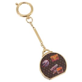 LOUIS VUITTON Porte Cles Boite Chapeau Key Holder metal Gold M62230 Auth 178996M