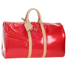 LOUIS VUITTON Borsa Boston Monogram Vernis Mercer Fusha Pink LV Auth 177997SAV