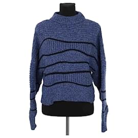 Blauer Pullover - Maison Ullens