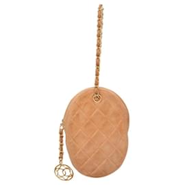 Clutch Chanel Vintage in scamosciato