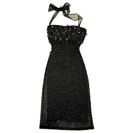Vestido de ceremonia vintage Marvel by La Perla negro