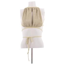 Gonna e top da bikini dorato - Autre Marque