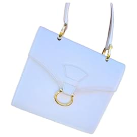 Celine Borsa a mano Classica in pelle bianca - Céline
