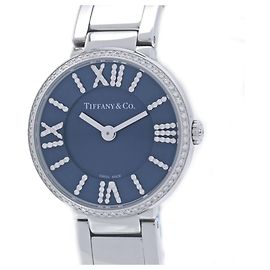 Tiffany & Co Reloj de pulsera para mujer Tiffany Atlas 2-Hand Diamond