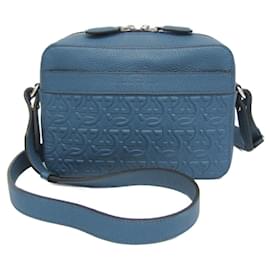 Clutch da uomo in pelle Salvatore Ferragamo Gancini GG-24 1204