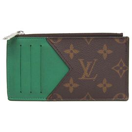 Louis Vuitton Monogram Macassar Tarjetero M82913