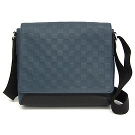 Borsa a tracolla Louis Vuitton Damier Infini District PM N41035