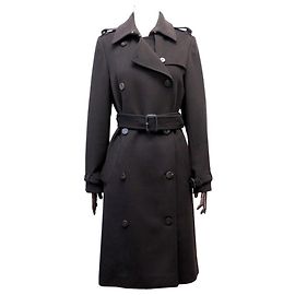 NUEVO ABRIGO LARGO BURBERRY L 42 SLIM FIT EN LANA Y CACHEMIRE MARRÓN