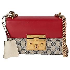 Gucci Paddle Lock Small Chain Shoulder Crossbody Bag