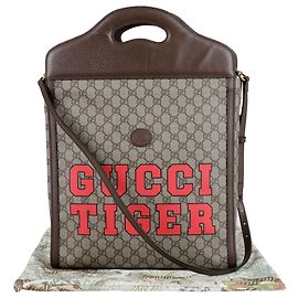 Gucci Borsa Tote Tiger Web Stripe