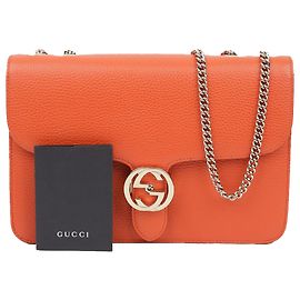 Gucci Borsa a tracolla con catena media intrecciata