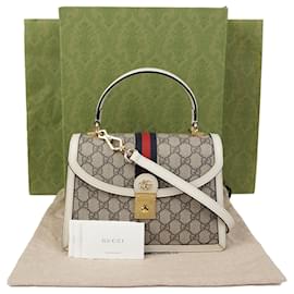 Borsa Tote con Manico Superiore e Spalla Ophidia Small - Gucci