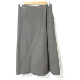 Falda larga de lana ebure - Autre Marque