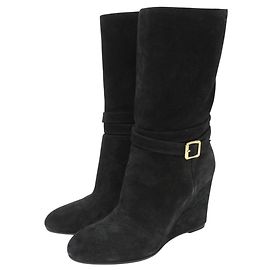 Autre Marque Pellico Wildleder-Short-Boots