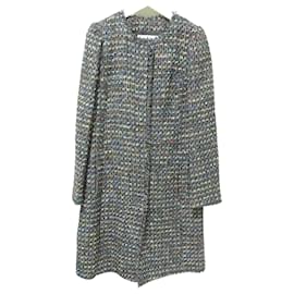 Autre Marque Chaqueta larga de tweed Mystrada × Kozue Anzai Collaboration