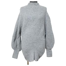 Autre Marque ELENDEEK Strickpullover mit halbem Reißverschluss und hohem Kragen