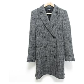 Blazer Theory DB BLAZWER DR NOELLE TWEED Chaqueta de mezcla de lana con doble botonadura