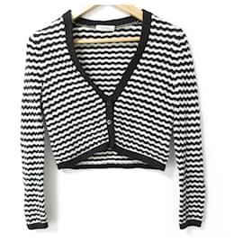 Autre Marque Kurzer Strick-Cardigan aus Wolle und Viskose DES PRES